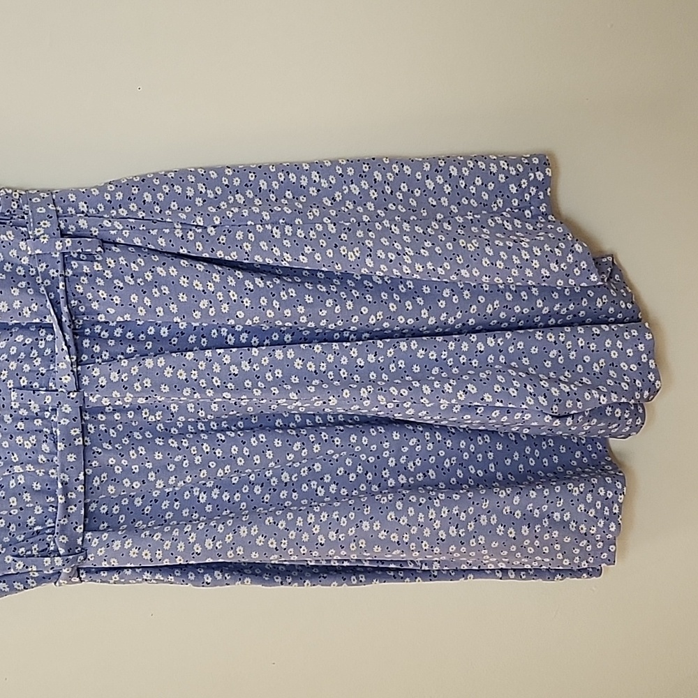 Rails Women’s Sophia Sky Blue Daisies Romper Belted V-Neck Short Sleeve Size Med - Picture 14 of 16